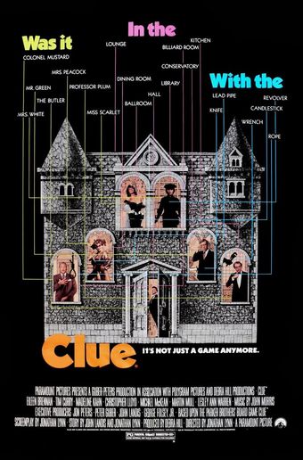 clue 1985 poster