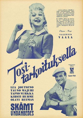 tositarkoituksella 1943 poster