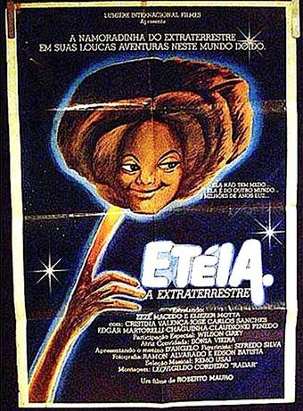 etéia, a extraterrestre em sua aventura no rio 1983 poster