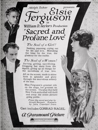 sacred and profane love 1921 poster