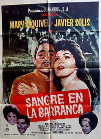 sangre en la barranca 1963 poster