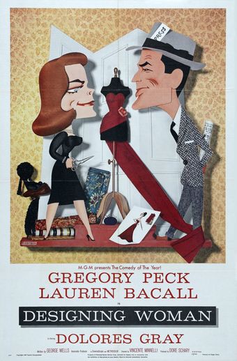 designing woman 1957 poster