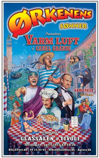 ørkenens sønner - varm luft i canal grande 2012 poster