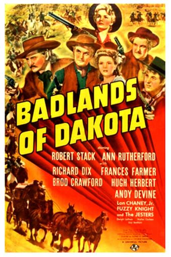 badlands of dakota 1941 poster