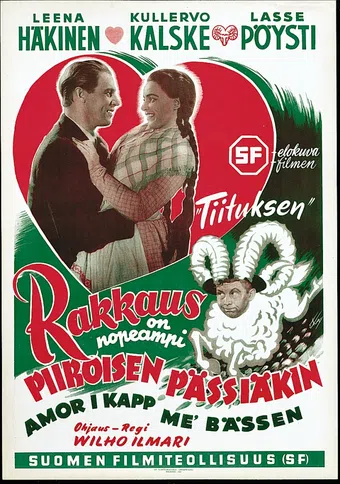 rakkaus on nopeampi piiroisen pässiäkin 1950 poster