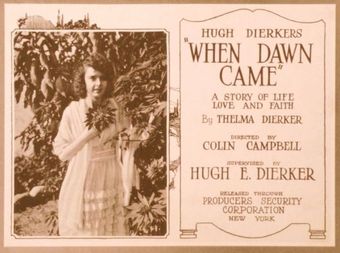 when dawn came 1920 poster