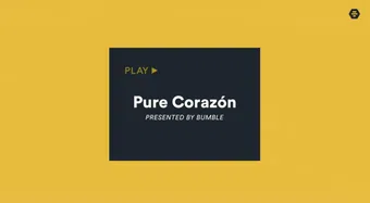 pure corazón presented by bumble 2020 poster