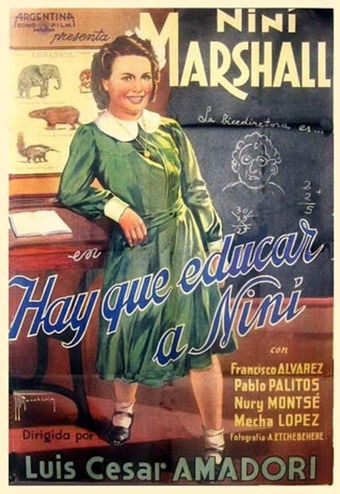 hay que educar a niní 1940 poster