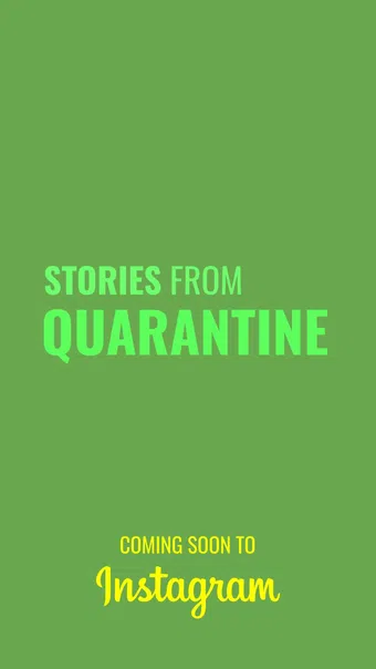 stories from quarantine 2020 poster