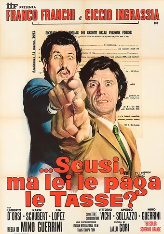 scusi, ma lei le paga le tasse? 1971 poster