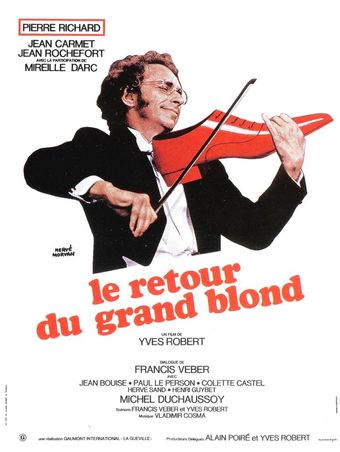 le retour du grand blond 1974 poster