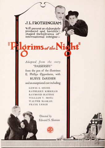 pilgrims of the night 1921 poster