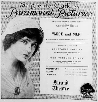 mice and men 1916 poster