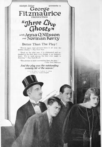 three live ghosts 1922 poster