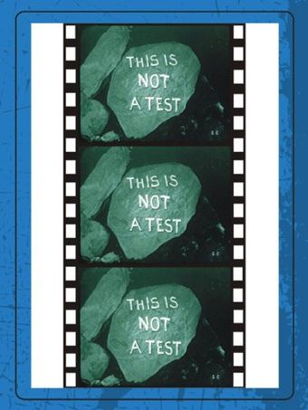 this is not a test 1962 poster