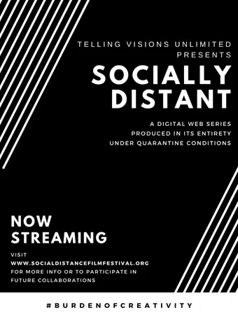 socially distant 2020 poster