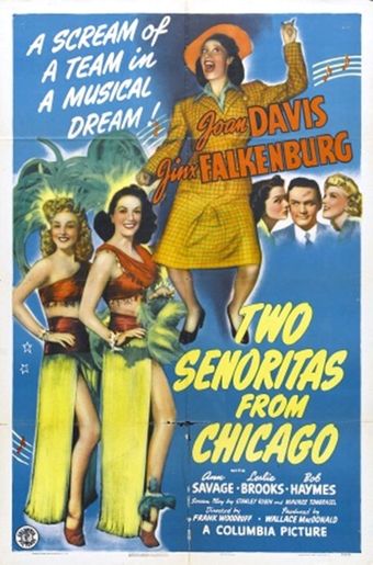 two señoritas from chicago 1943 poster