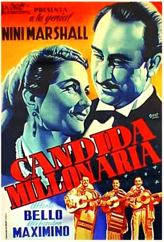 cándida millonaria 1941 poster