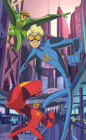 stretch armstrong & the flex fighters 2017 poster