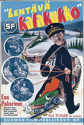 lentävä kalakukko 1953 poster