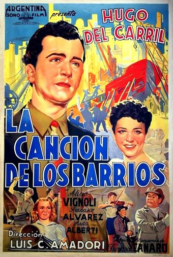 la canción de los barrios 1941 poster