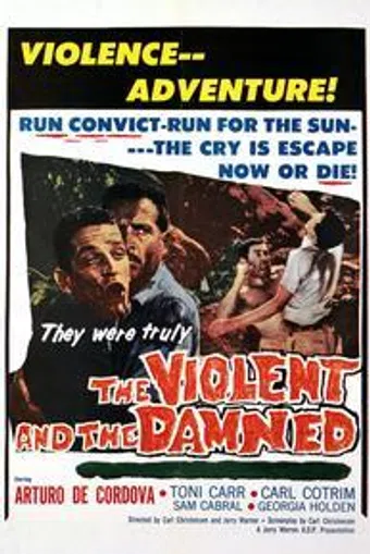 the violent and the damned 1962 poster