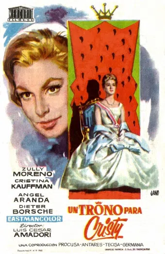 un trono para cristy 1960 poster