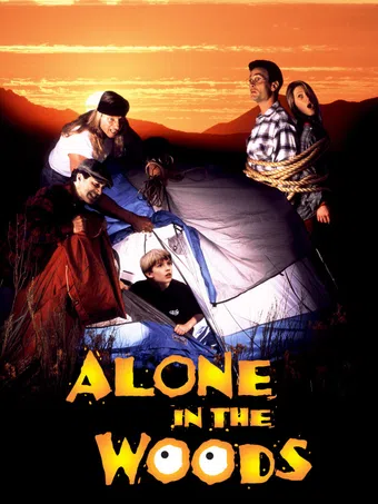 alone in the woods 1996 poster