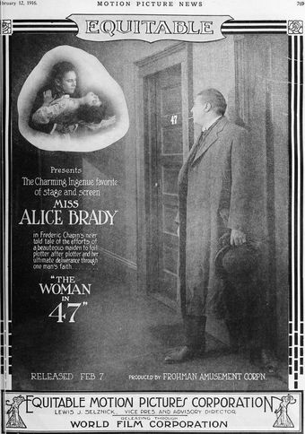 the woman in 47 1916 poster