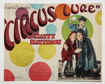 circus lure 1924 poster