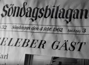 söndagsbilagan 1960 poster