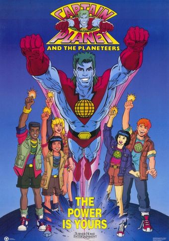 captain planet and the planeteers 1990 poster