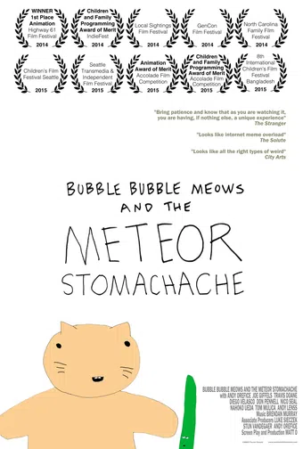 bubble bubble meows and the meteor stomachache 2014 poster