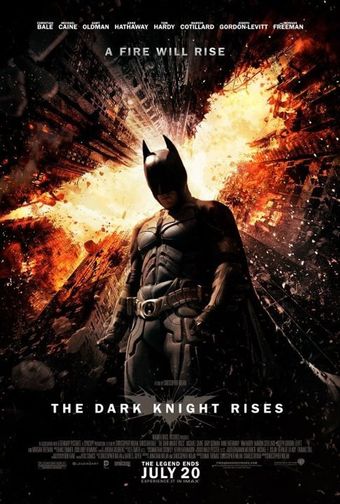 the dark knight rises 2012 poster