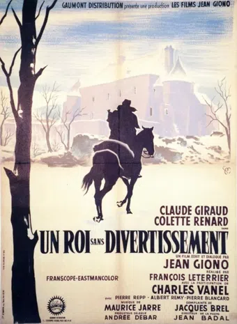 un roi sans divertissement 1963 poster