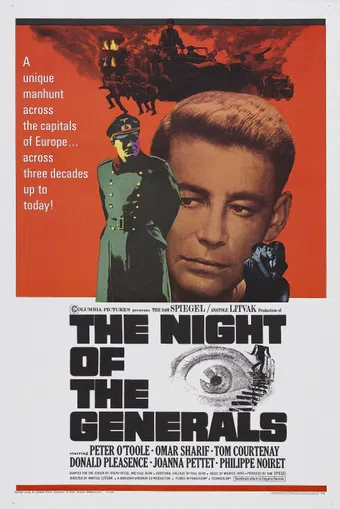 the night of the generals 1967 poster