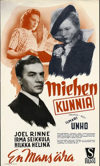 miehen kunnia 1943 poster