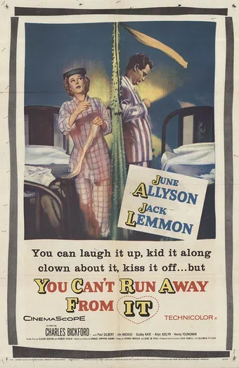 you can't run away from it 1956 poster