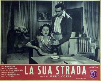 la sua strada 1946 poster