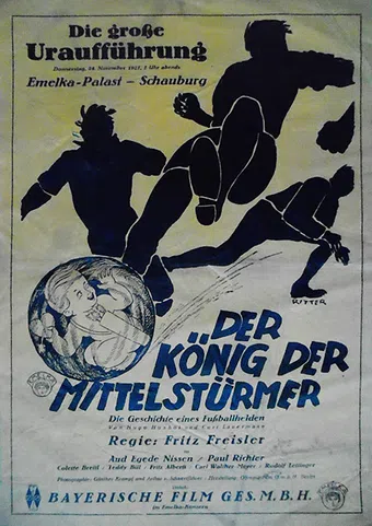 der könig der mittelstürmer 1927 poster