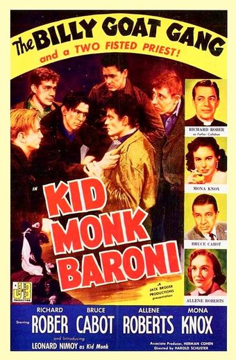 kid monk baroni 1952 poster