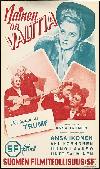 nainen on valttia 1944 poster