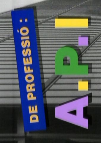 de professió: a.p.i. 1988 poster