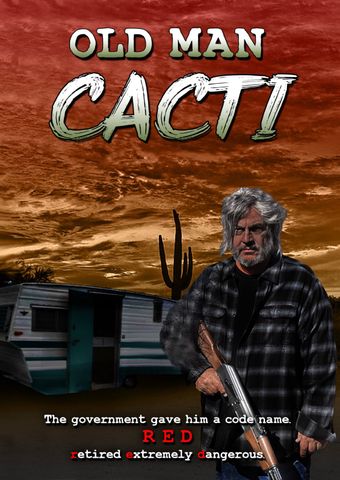 old man cacti poster