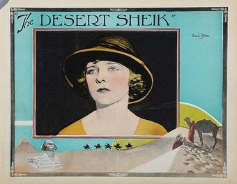 the desert sheik 1924 poster