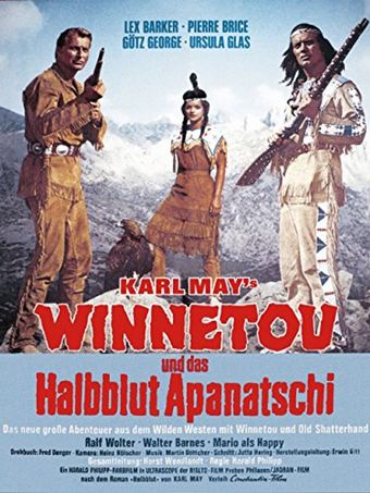 winnetou und das halbblut apanatschi 1966 poster