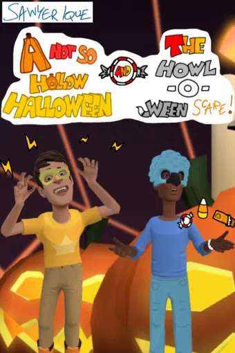 a not so hollow halloween and the howl-o-ween scare 2022 poster