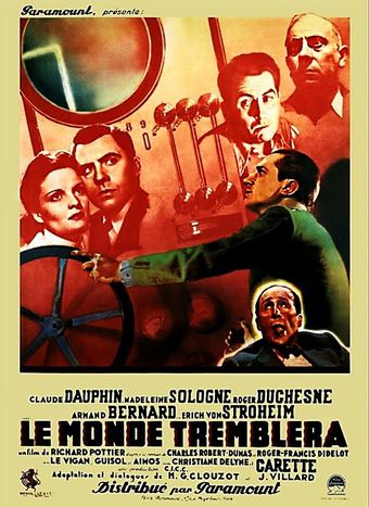 le monde tremblera 1939 poster