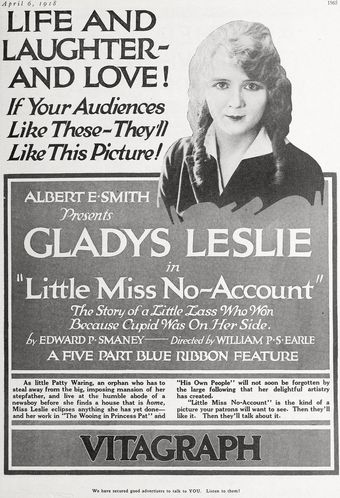 little miss no-account 1918 poster