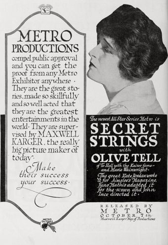 secret strings 1918 poster